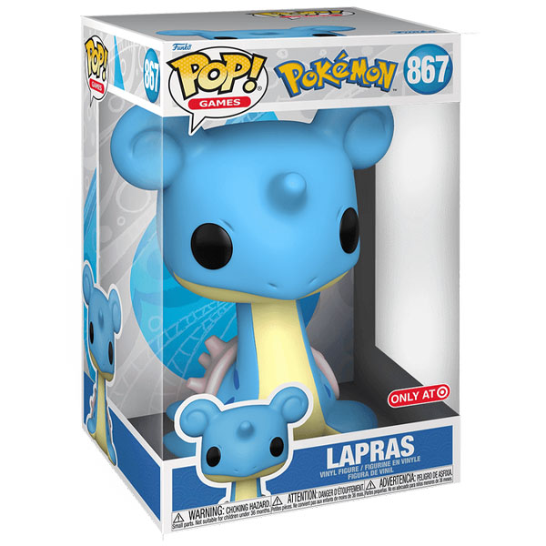 Funko POP #867 Jumbo Pokemon Lapras Exclusive Figure